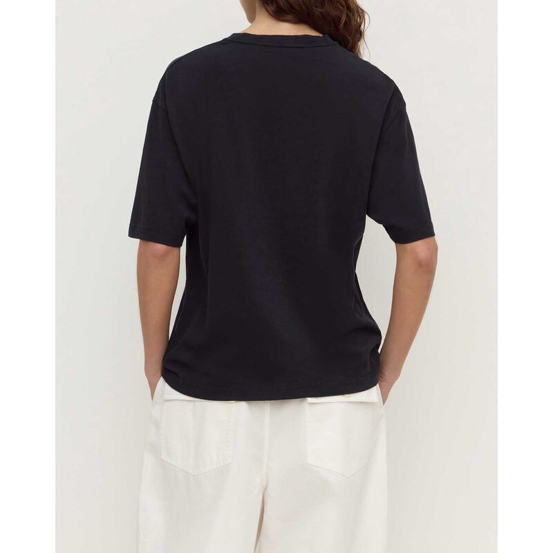 Assembly Label Kira Cotton Hemp Tee True Navy image number 1